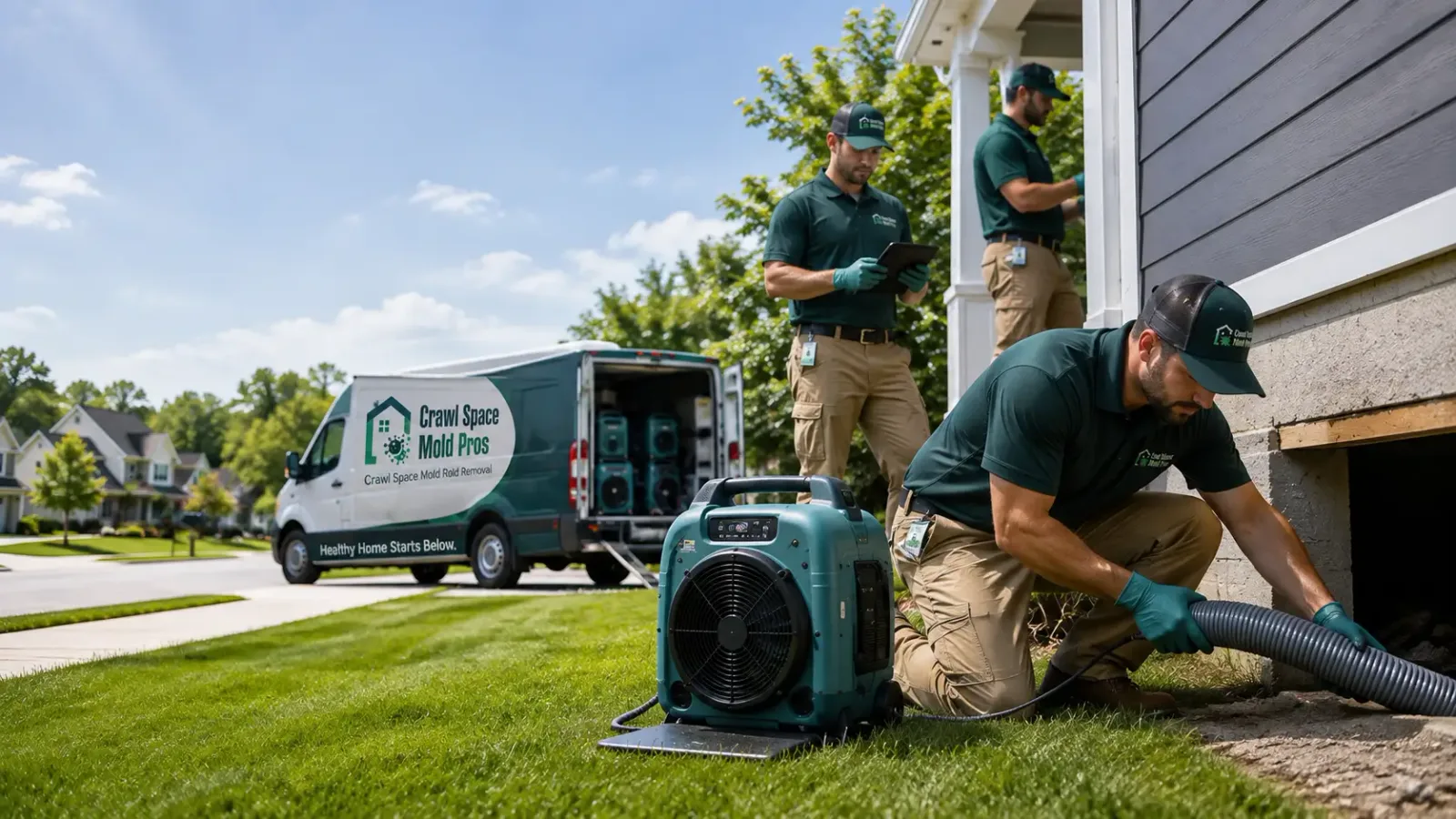 Crawl Space Mold Removal in Dalton, PA
